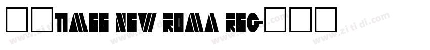 书宋Times new roma Reg字体转换